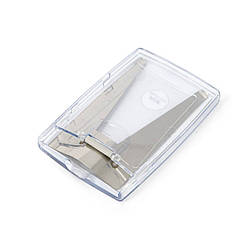 Візитниця кишенькова з механічним подаванням візиток SYS1084