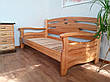 Білий односпальний диван-ліжко з масиву дерева від виробника "Луї Дюпон Люкс", фото 3