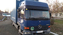Производство и замена лобового стекла триплекс на грузовике Mercedes Atego в Никополе (Украина). 9