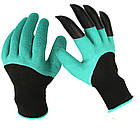[ОПТ] Садові рукавички з кігтями для саду Garden Genie Gloves, фото 4