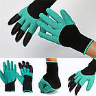[ОПТ] Садові рукавички з кігтями для саду Garden Genie Gloves, фото 8