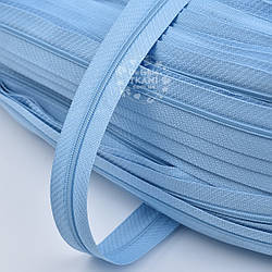 Блискавка рулонна темно-блакитного кольору, Т3 (метражем)