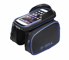 Велосипедна сумка B-Soul, велосумка на раму, для телефона.
