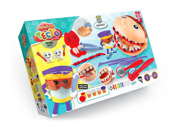 Набір тіста для ліплення "Master Do" Дантист Danko Toys, фото 1