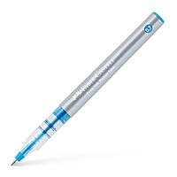 Ручка-роллер Faber-Castell Free Ink rollerball, цвет чернил лазурный, 0,7 мм, одноразовая, 348147