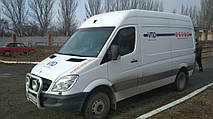 Производство и замена лобового стекла триплекс на Mercedes Sprinter, VW Crafter в Никополе (Украина). 8
