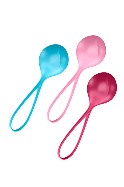 Комплект тренувальних вагінальних кульок Satisfyer Balls C03 Single (Set of 3)