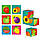 Набір дерев'яних кубиків Фрукти арт. ZB1001-04, фото 2