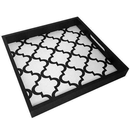 Дерев'яний піднос Геометрія подарунок, фото 1