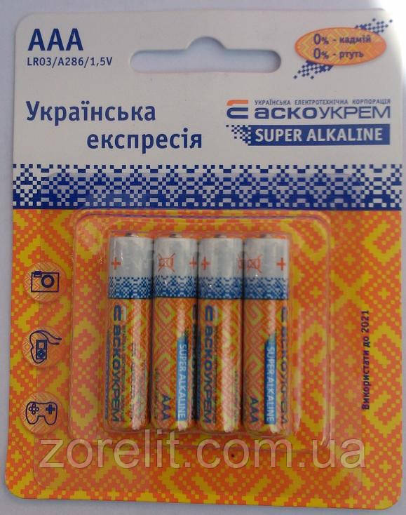 Батарейка Аско LR3 ціна за одну батарейку