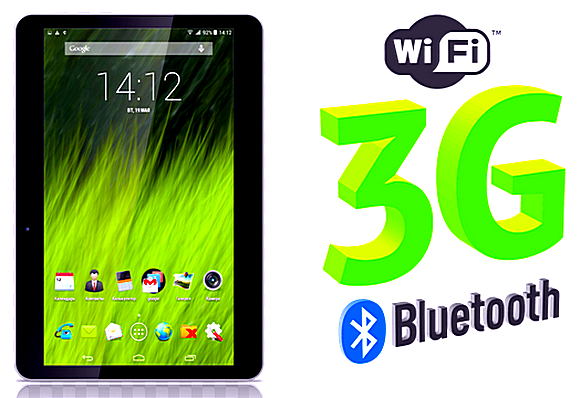 Представлений новий планшетний комп'ютер X-pad NAVI 10 3G