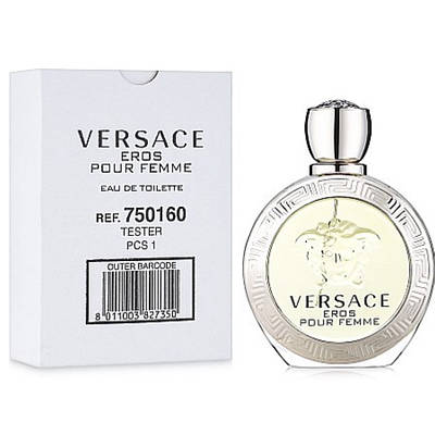 Оригінальні жіночі парфуми Versace Eros Pour Femme 100ml туалетна вода, цитрусовий квітковий аромат