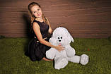М'яка іграшка Аліна зайчик Сніжок 65 см білий, фото 5