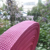 Стрічка текстильна темно-рожева 25-50 метрів