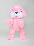 М'яка іграшка Алена Зайчик Сніжок 90 см рожевий, фото 3
