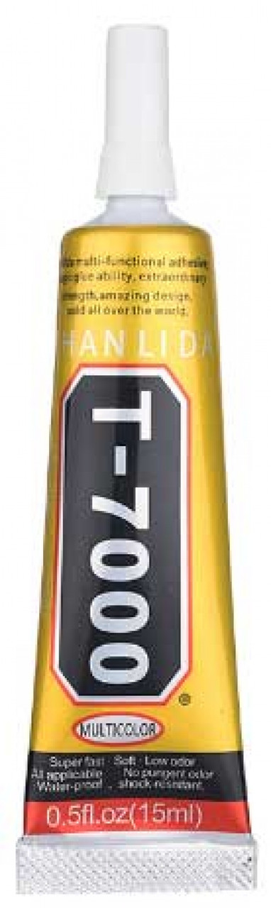 Клей герметик Zhanlida T7000 15 мл чорний клей-герметик Zhanlida, при корпусному ремонті техніки, фото 1