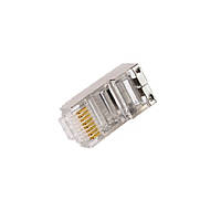 100 Коннектор RJ45 8P8C Cat5e Cat6 экранированный