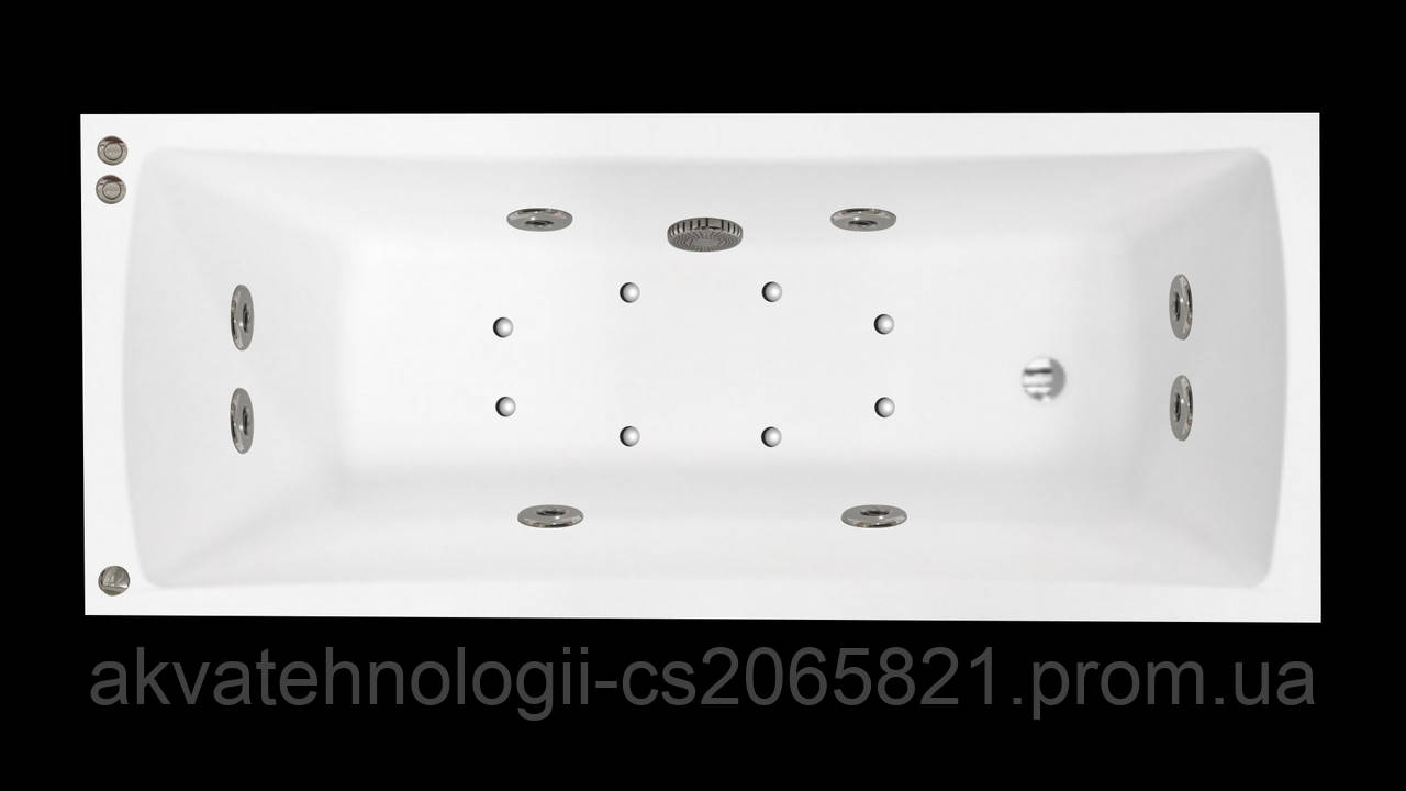 Гідромасажна ванна Besco Optima 160x70