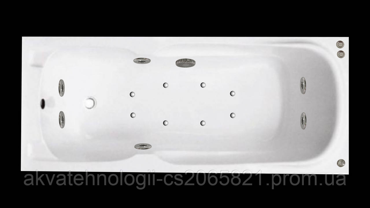 Гідромасажна ванна Besco Majka Nova 170x70