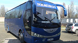 Yutong ZK 6100 лобове скло з двох частин ділення горизонтально