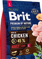 Бріт Преміум Едал Л Brit Premium Dog Adult L 15 кг для дорослих собак великих порід