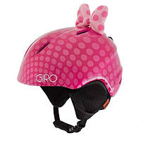Шолом зим. Giro Launch Plus дитячий (48,5-52 см, рожевий Bow Polka Dots)