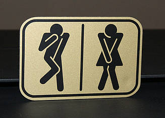 Табличка для туалету "Комбі"