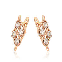 Сережки ХР Gold filled 18k