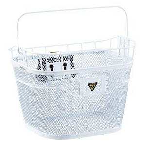 Кошик на рульTopeak Basket Front, 16л, с /фікс. F3e (білий)