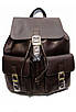 Рюкзак з натуральної шкіри жіночий з затяжками стильний молодіжний міський Katana, фото 7