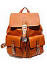 Рюкзак з натуральної шкіри жіночий з затяжками стильний молодіжний міський Katana, фото 6
