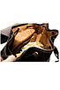 Рюкзак жіночий міський з натуральної шкіри Katana щоденний для навчання коричневий, фото 8