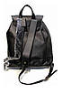 Рюкзак з натуральної шкіри жіночий з затяжками стильний молодіжний міський Katana, фото 2