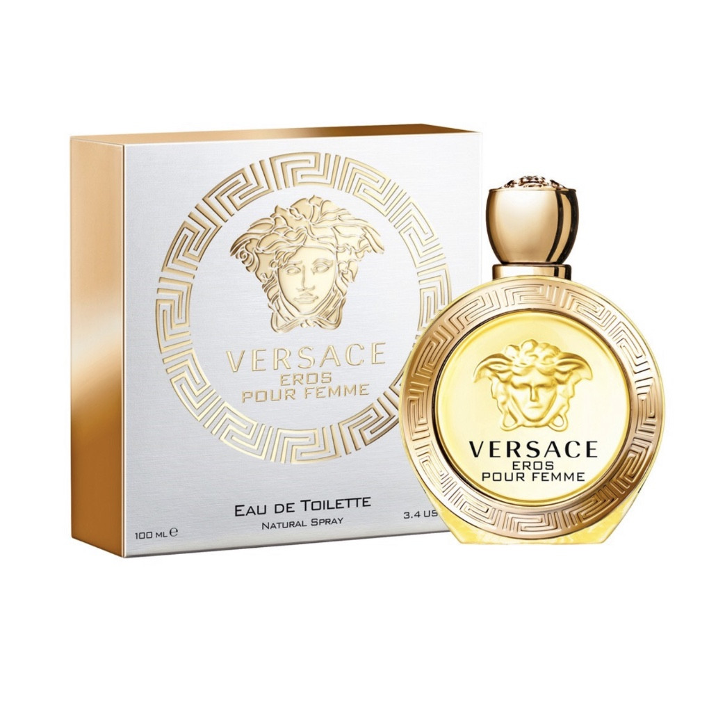 Туалетна вода для жінок Versace Eros Pour Femme 50ml оригінал, елегантний квітковий аромат