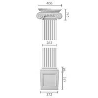 Пилястра из гипса, гипсовая пилястра ка-36