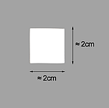 Комплект квадратних акрилових дзеркал 20×20 мм 50 шт., фото 2