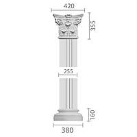 Пилястра из гипса, гипсовая пилястра ка-48
