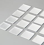 Комплект квадратних акрилових дзеркал 20×20 мм 50 шт., фото 6