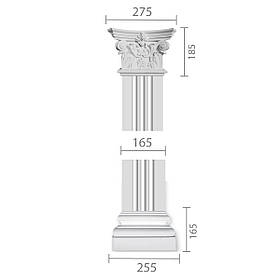 Пілястра з гіпсу, гіпсова пілястра ка-62