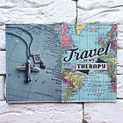 Обкладинка на паспорт Карта світу, фото 3