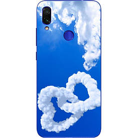 Чохол силіконовий з картинкою для Xiaomi Redmi 7 Небо сердечка
