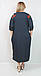 Турецьке довге жіноче плаття вільного крою, розміри 50-56, фото 3