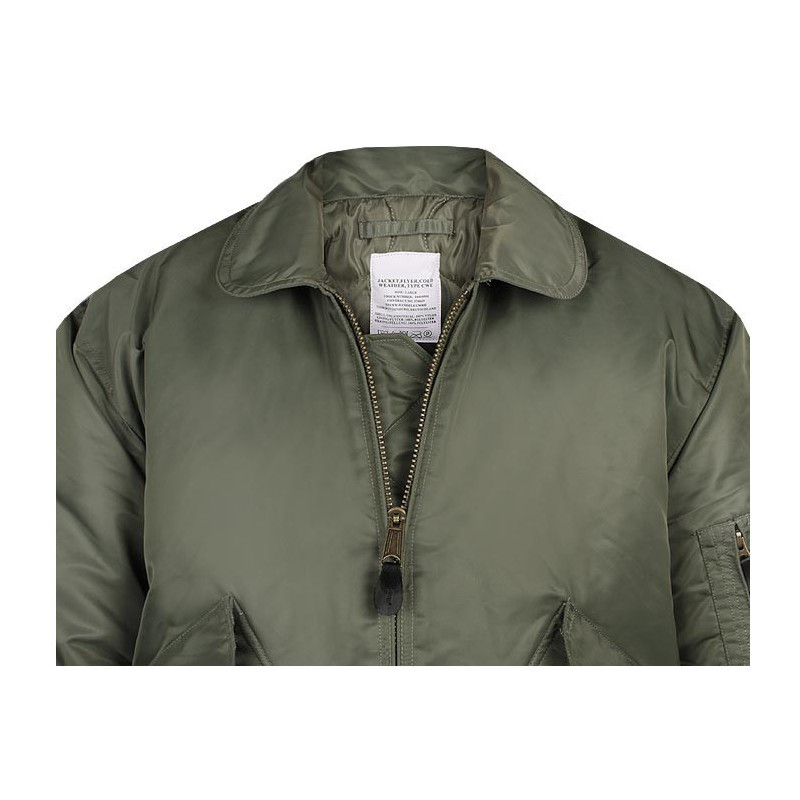 Куртка мужская лётная демисизоная CWU-45 SWAT B15 цвет олива Mil-Tec Германия - фото 8 - id-p2257695