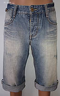 Чоловічі Шорти джинсові світло-сині потерті 32 «MOD» (Німеччина)