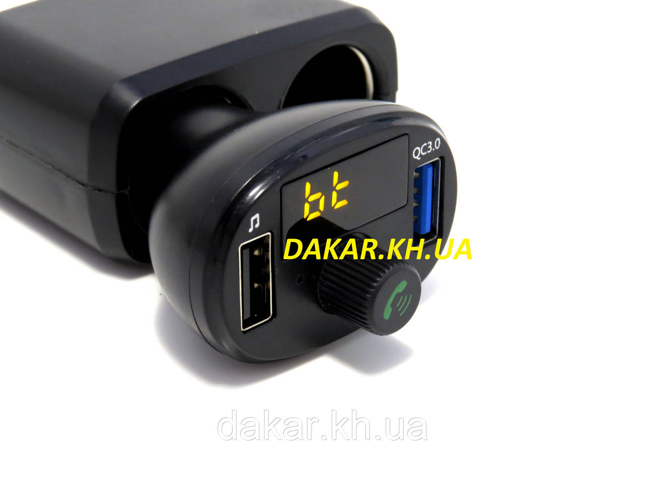 Автомобільний FM-модулятор inDrive IDF 023 Bluetooth і USB-зарядкою
