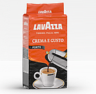 Кава мелена міцна Lavazza Crema e Gusto Forte 250 грамів у кольоровому пакованні, фото 5