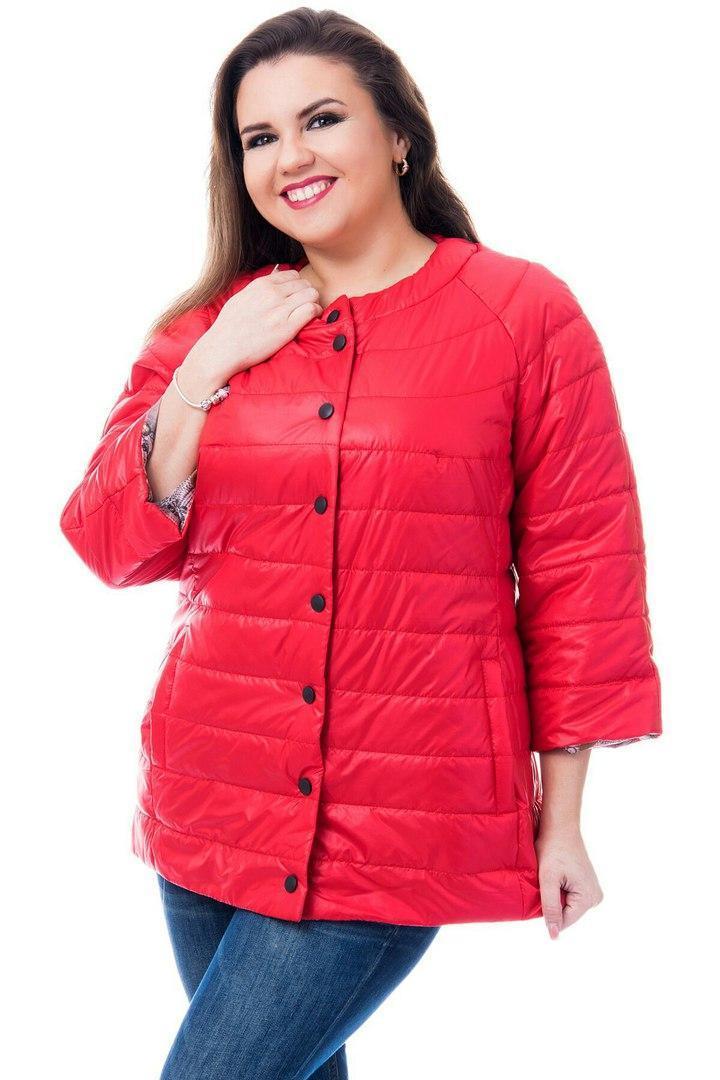 Куртка жіноча артикул 203 червона / червоний / червоного кольору