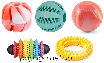 Гумові та каучукові іграшки для собак