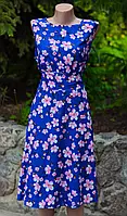 Яскравий, літній жіночий шифоновий сарафан 'квітковий принт'. Нова колекція-2021.