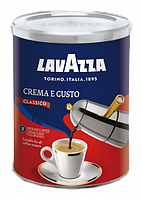 Кава мелена Lavazza Crema e Gusto Classico 250 г у жерстяній банці